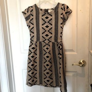NEW Peek tribal native woven black dress girls 12 XXL